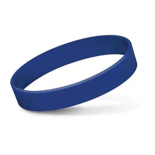 Embossed Silicone Bands Dark Blue